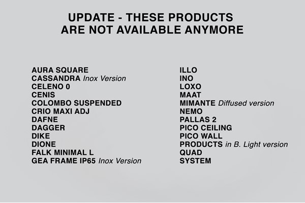 Update! - Estos productos ya no están disponibles